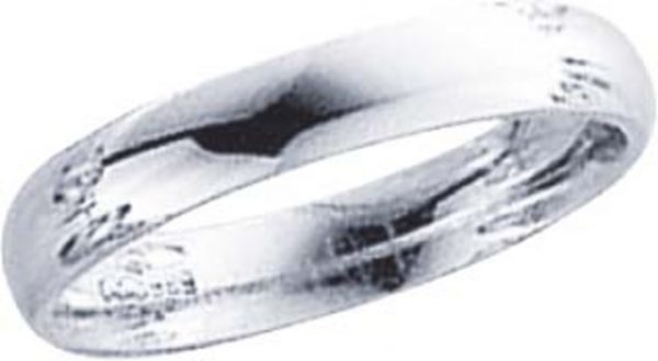 Trauring in Weißgold 750/-, Breite 4,0mm, Stärke 1,7mm, der Ring ist hochglanz poliert, die Gravur der Trauringe sowie das Etui erhalten Sie kostenlos und bei diesen einfarbigen Trauringen – Eheringen ist auch der kostenlose Auffrischungsservice beinhalte