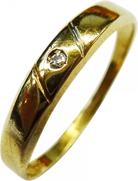 Diamant Ring Gelbgold 333/- Diamant