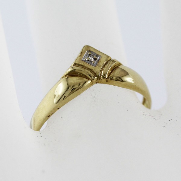 Ring Gelbgold 333 Diamant 0,005ct
