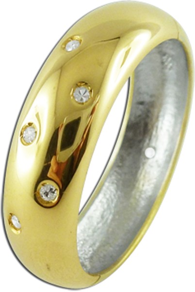 Ring 585 Gelbgold 6 Brillanten 19mm