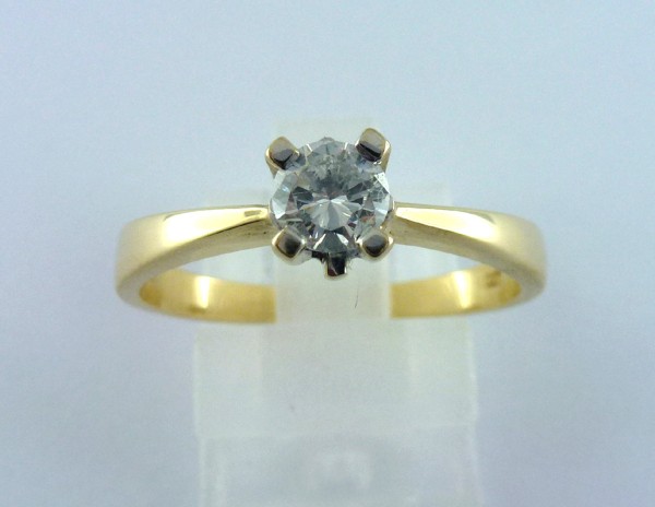 Ring 585er Gelbgold 1 Diamant