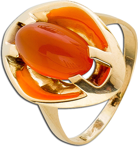 Ring – Goldring Gelbgold 333 Mondstein