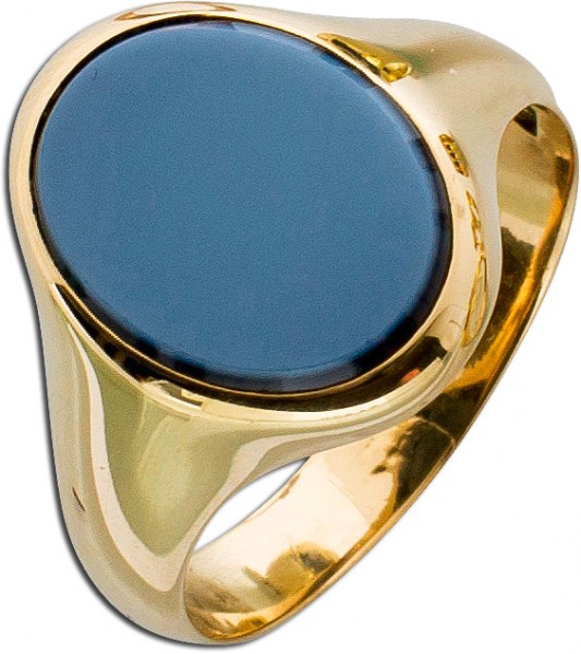 Ring – Herrenring Gelbgold 585 Achat