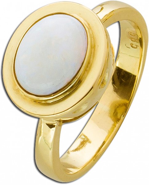 Ring – Opalring Antik Gelbgold 585