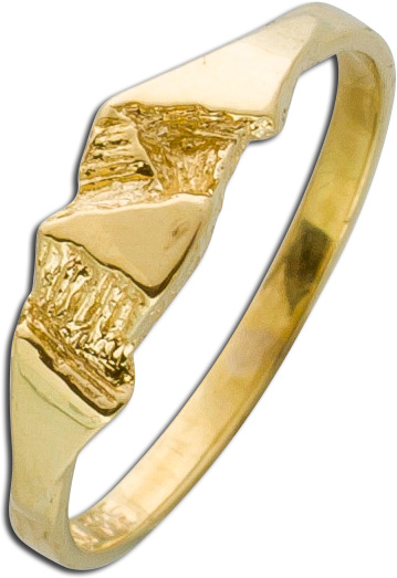 zierlicher Ring Gelbgold 585 Laponia Look