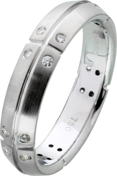 Diamant Ring von Tiffany & Co Weissgold 750/- Brillanten 0,20 Carat TW/VVSI  Damen