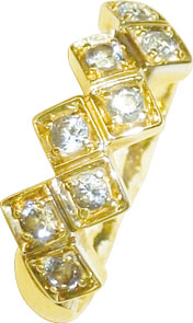 Traumhafter Ring in Gelbgold 585/- mit 8 Brillanten je Stein 0,03ct, – zusammen 0,24ct W/P, Breite 7mm, Stärke 1,6mm. Ein bezauberndes Einzelstück, nur noch in Größe 18 erhältlich, aus dem Hause Abramowicz. Besuchen Sie auch unsere neuen Räumlichkeiten in