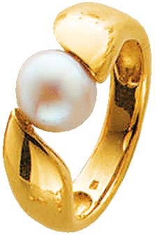 Ring in Gelbgold 585/- mit einer wunders...